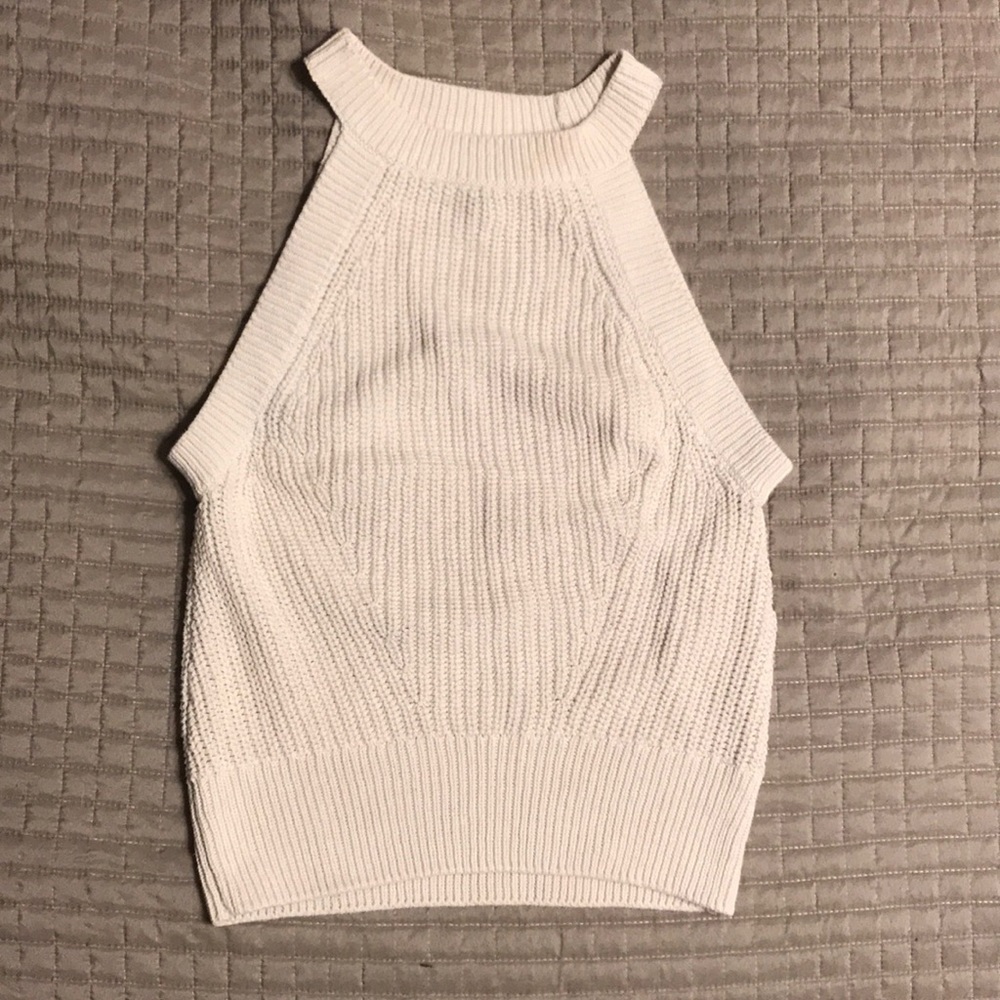 H&M High neck cropped sweater